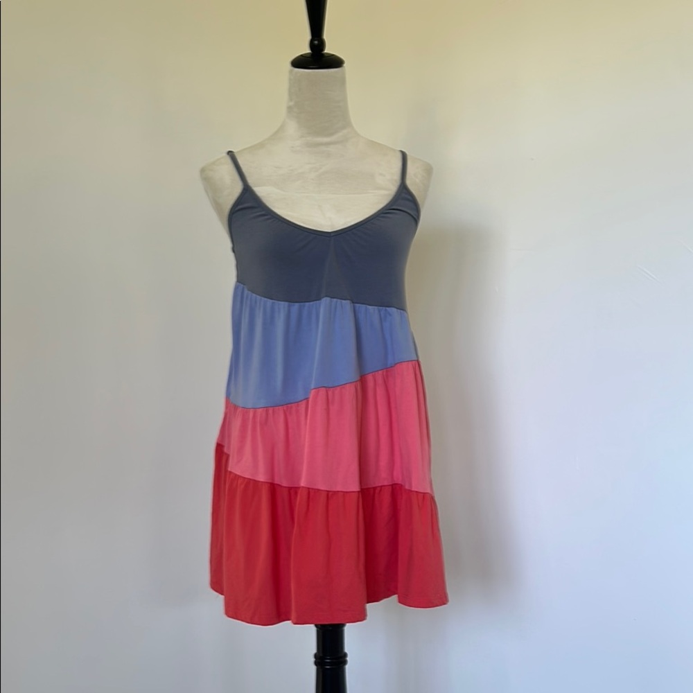 Colorblock Strappy Dress